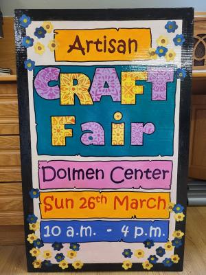Artisan Fair Sunday 26th March -The Dolmen Centre 10am and 4pm Please support