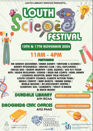 Louth Library Service will be hosting two science fairs this year as part of the Louth Science Festival.