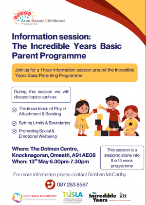 Basic Parent Programme - Incredilble years