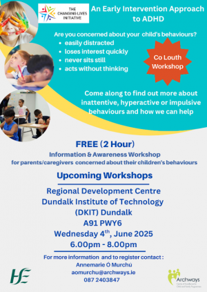 Early intervention approach to ADHD